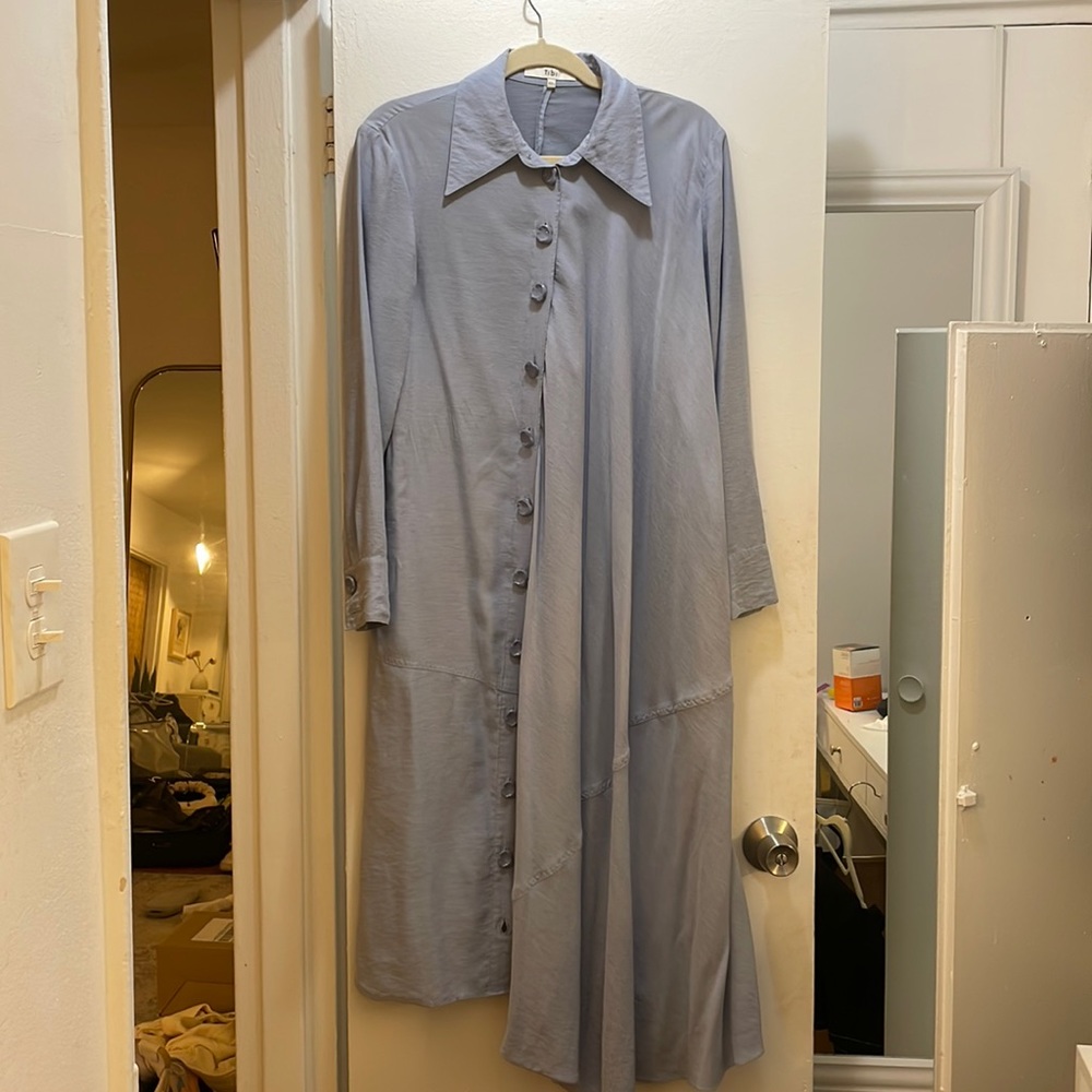 Tibi Asymmetrical Shirt Dress